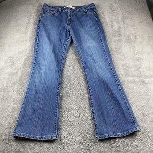 Levis 515 Nouveau Bootcut Jeans Womens 12S Blue Medium‎ Wash Mid Rise Denim